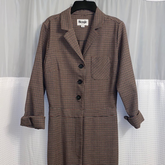 Rouje Pants - Rouje Houndstooth Jumpsuit 36